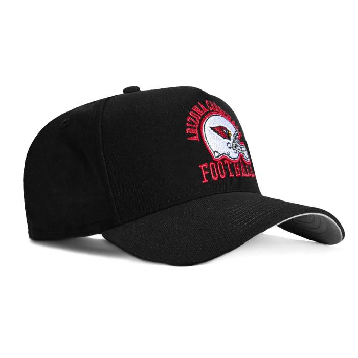 ニュー内鰓 New Era 【 9Forty A-Frame Arizona Cardinals Helmet Logo Snapback Hat Men Black 】 アリゾナ カージナルス Helmet 安全帽 ロゴタイプ Snapback スナップバック 御徒面子 メンズ 黒いこと 黒いこと