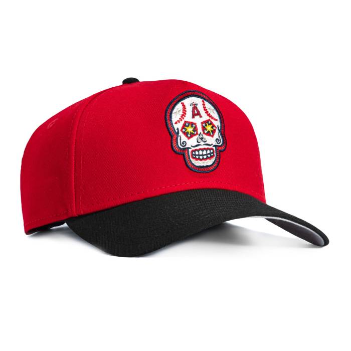 ニューエラ New Era 【 9Forty A-Frame Los Angeles Angels Sugar Skull Snapback Hat Men Red / Black 】 angels エンジェルス Snapback スナップバック バッグ メンズ Red 赤・レッド 黒色 ブラック|スニケス