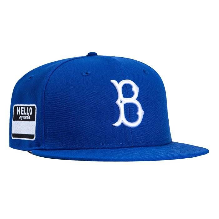 ニューエラ New Era 【 59Fifty Brooklyn Dodgers My Name Is Patch Hat Men Royal 】 ブルックリン ドジャース メンズ｜スニケス