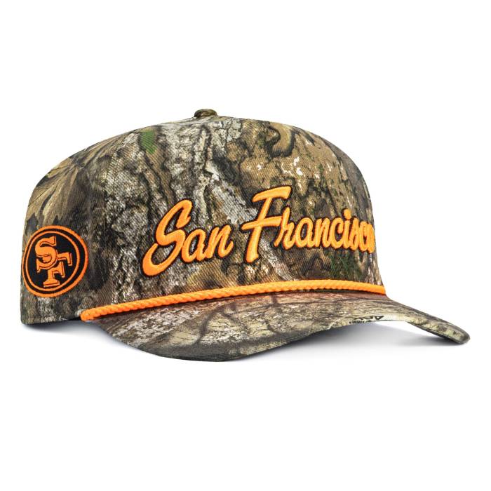 フォーティーセブンブランド 47 Brand 【 Hitch Overhand San Francisco 49Ers Rope Snapback Hat Men Real Tree Camo 】 フォーティーナイナーズ Snapback スナップバック 御徒面子 メンズ レアル 間鴨柄