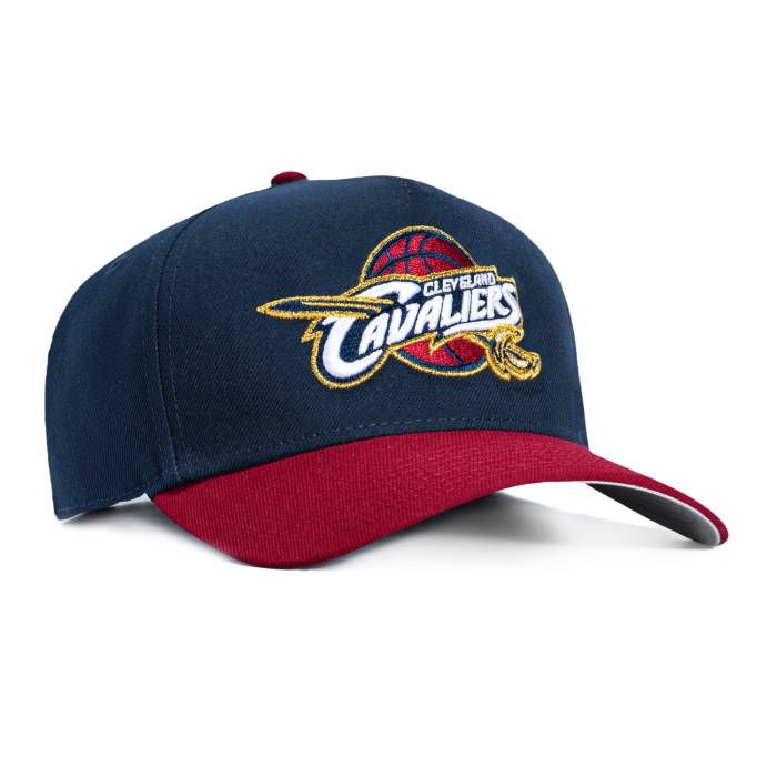 ニュー内鰓 New Era 【 9Forty A-Frame Cleveland Cavaliers 2003 Snapback Hat Men Navy / Cardinal 】 クリーブランド キャバリアーズ Snapback スナップバック 御徒面子 メンズ 紺色 米国海軍 枢機卿