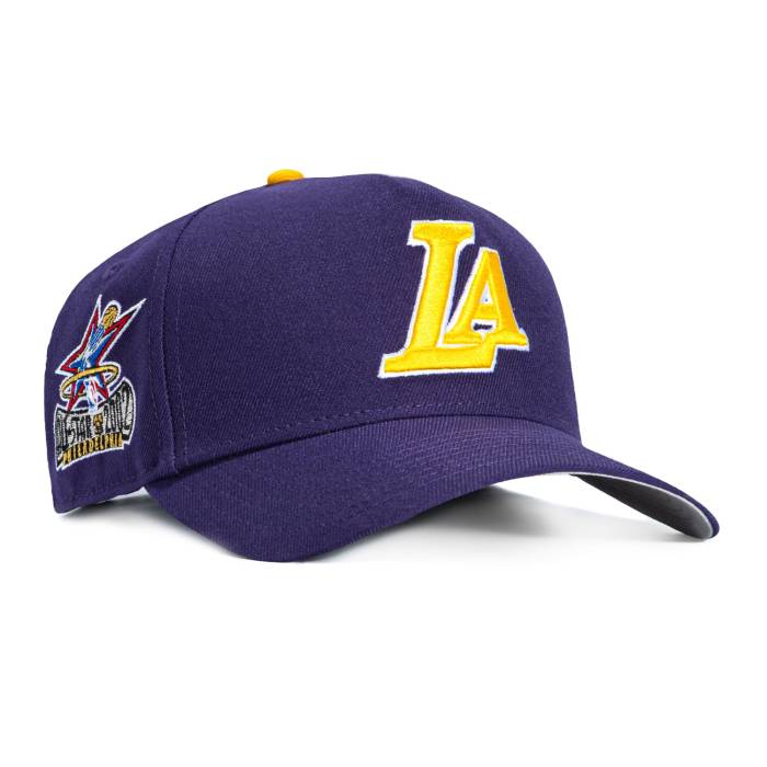 ニューエラ New Era 【 9Forty A-Frame Los Angeles Lakers 2002 All Star Game Patch La Snapback Hat Men Purple 】 Lakers レイカーズ Game ゲーム ロサンゼルス Snapback スナップバック バッグ メンズ Purple 紫・パープル｜スニケス