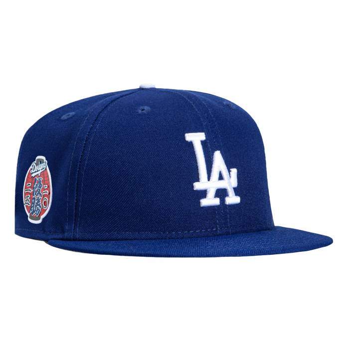 【★百貨店SALE★6/11真夜中2時迄】ニュー内鰓 New Era 【 59Fifty Los Angeles Dodgers 2025 World Series Lantern Patch Hat Men Royal 】 ドジャース 続きもの メンズ