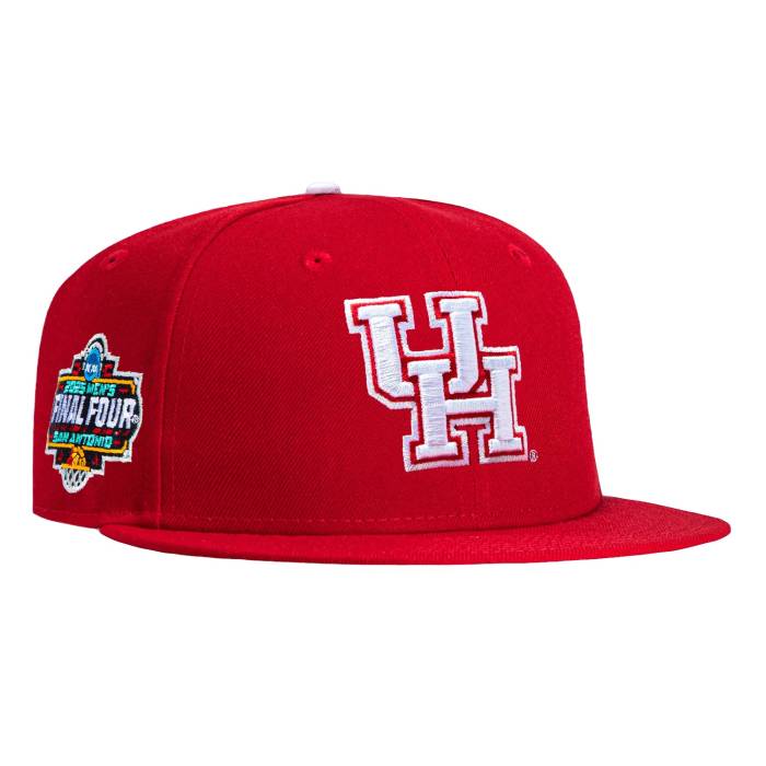【★百貨店SALE★6/11真夜中2時迄】ニュー内鰓 New Era 【 59Fifty Houston Cougars 2025 Final Four Patch Hat Men Red 】 ヒューストン クーガーズ メンズ Red 赤・赤いこと