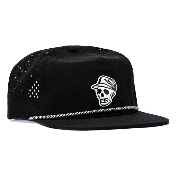 Devereux 【 Skull Caddie Perf Adjustable Snapback Hat Men Black 】 Snapback スナップバック バッグ メンズ 黒色 ブラック｜スニケス
