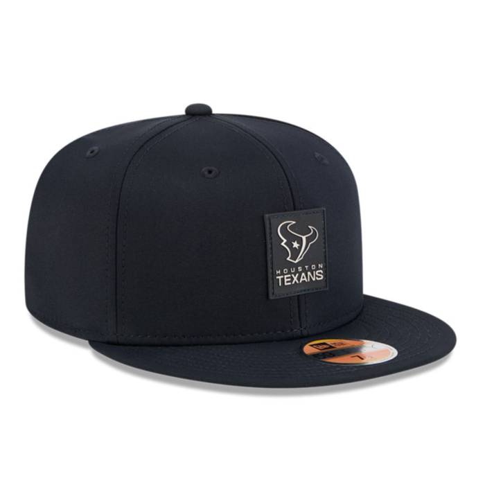 ニューエラ New Era 【 59Fifty Houston Texans 2025 Sideline Hat Men Navy 】 ヒューストン テキサンズ サイドライン メンズ 紺色 ネイビー