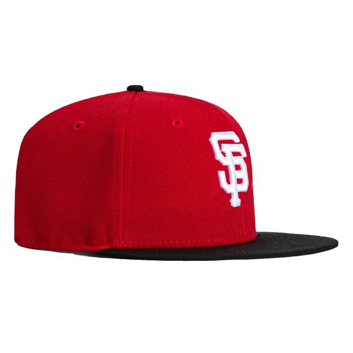 ニューエラ New Era 【 9Fifty Youth San Francisco Giants Snapback Hat Men Red / Black / White 】 子供用 ジャイアンツ Snapback スナップバック バッグ メンズ Red 赤・レッド 黒色 ブラック 白色 ホワイト