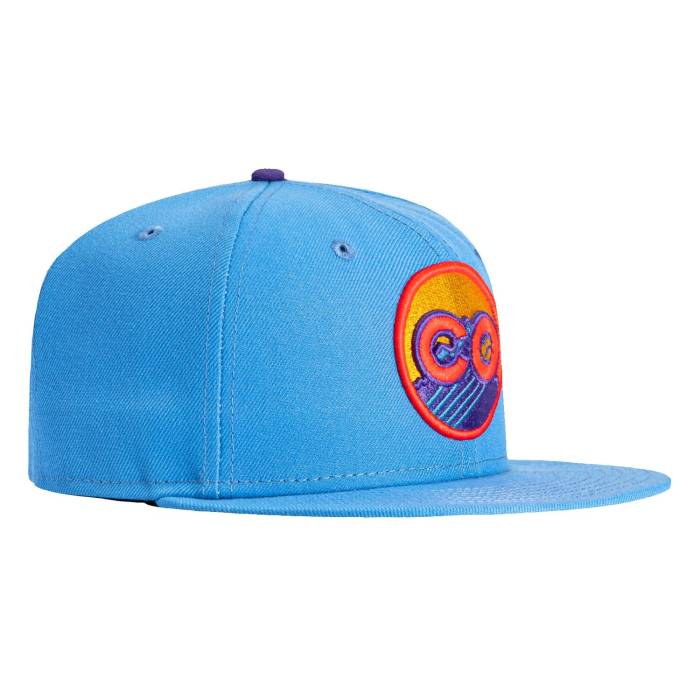 ニューエラ New Era 【 59Fifty Colorado Rockies 2025 City Connect Hat Men Light Blue 】 コロラド ロッキーズ シティ メンズ 青色 ブルー｜スニケス