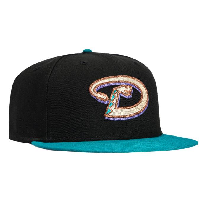 ニューエラ New Era 【 59Fifty Arizona Diamondbacks Chain D Hat Men Black / Teal 】 アリゾナ ダイヤモンドバックス メンズ 黒色 ブラック｜スニケス 18,886円