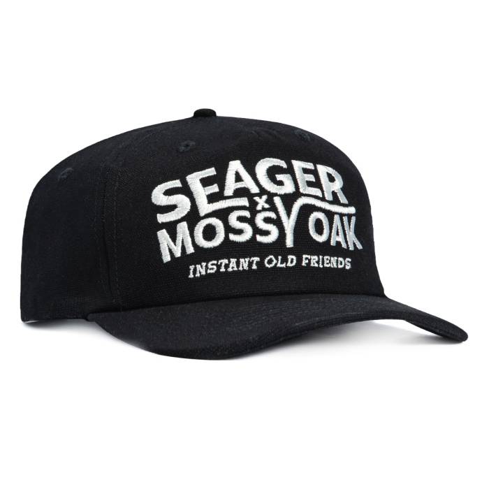Seager 【 Mossy Oak X  Instant Old Friends Snapback Hat Men Black 】 Snapback スナップバック 御徒面子 メンズ 黒いこと 黒いこと