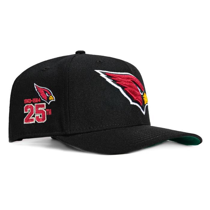 ニュー内鰓 New Era 【 9Seventy Arizona Cardinals 25Th Anniversary Patch Stretch Snapback Hat Men Black 】 アリゾナ カージナルス Snapback スナップバック 御徒面子 メンズ 黒いこと 黒いこと