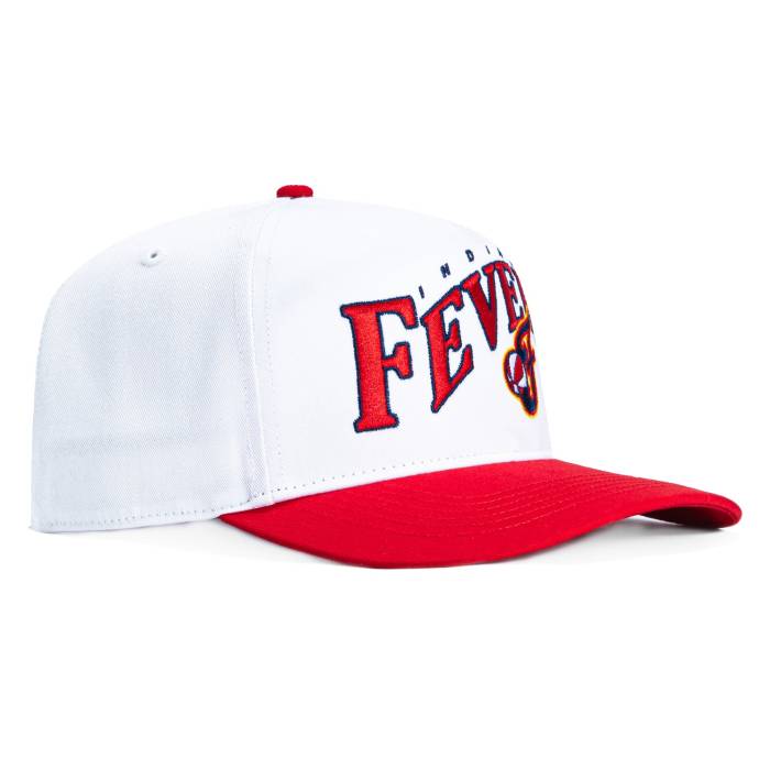 フォーティーセブンブランド 47 Brand 【 Indiana Fever Hitch Wave Snapback Hat Men White / Red 】 インディアナ Wave ウェーブ・ウェイブ Snapback スナップバック バッグ メンズ 白色 ホワイト Red 赤・レッド