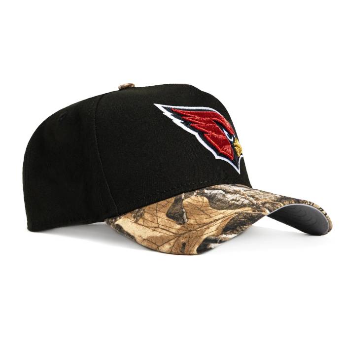 ニュー内鰓 New Era 【 9Forty A-Frame Arizona Cardinals Snapback Hat Men Black / Real Tree Camo 】 アリゾナ カージナルス Snapback スナップバック 御徒面子 メンズ 黒いこと 黒いこと レアル 間鴨柄