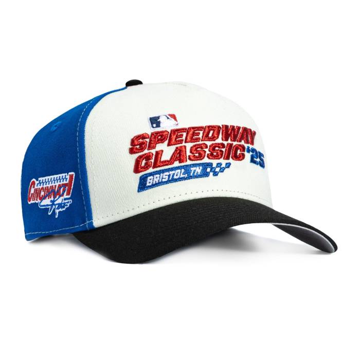 ニューエラ New Era 【 9Forty A-Frame M- Crown Cincinnati Reds 2025 Speedway Classic Patch Snapback Trucker Hat Men White / Red / Black 】 シンシナティ レッズ クラシック Snapback スナップバック バッグ トラッカー メン|スニケス