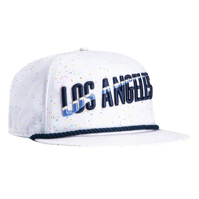 ニューエラ New Era 【 The Golfer Los Angeles Dodgers 2024 City Connect Snapback Speckle Rope Hat Men White 】 ドジャース シティ Snapback スナップバック バッグ メンズ 白色 ホワイト