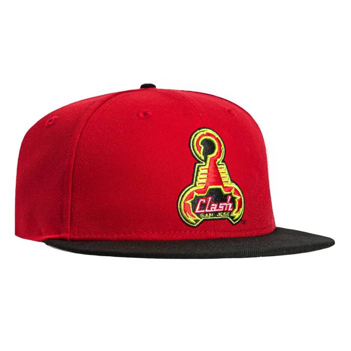 【★百貨店SALE★6/11真夜中2時迄】ニュー内鰓 New Era 【 59Fifty San Jose Earthquakes Clash Hat Men Red / Navy 】 アースクエイクス メンズ Red 赤・赤いこと 紺色 米国海軍