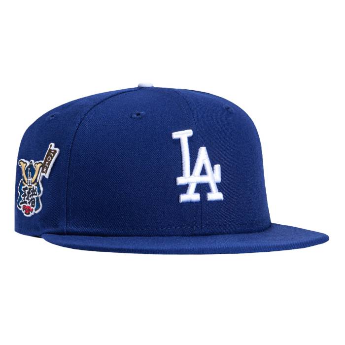 ニューエラ New Era 【 59Fifty Los Angeles Dodgers 2025 World Series Champions Samurai Patch Hat Men Royal 】 ドジャース シリーズ メンズ｜スニケス