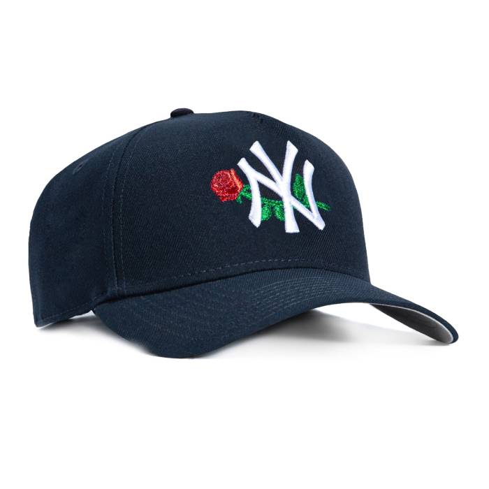 ニューエラ New Era 【 9Forty A-Frame New York Yankees Rose Snapback Hat Men Navy 】 ヤンキース Rose ローズ Snapback スナップバック バッグ メンズ 紺色 ネイビー