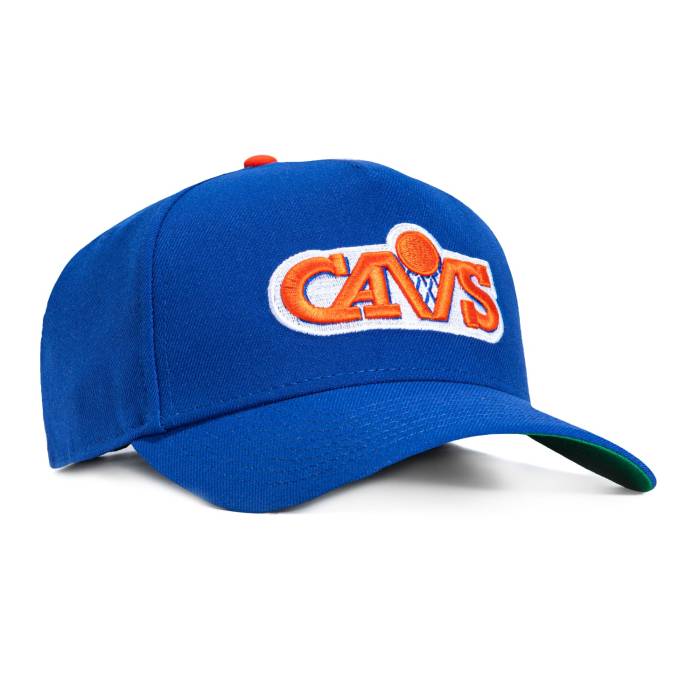 ニュー内鰓 New Era 【 9Forty A-Frame Cleveland Cavaliers 1983 Snapback Hat Men Royal 】 クリーブランド キャバリアーズ Snapback スナップバック 御徒面子 メンズ