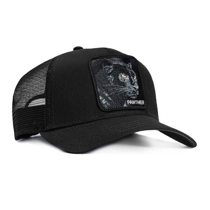 Goorin Bros 【 Panther Adjustable Snapback Trucker Hat Men Black / Black 】 Snapback スナップバック 御徒面子 トラッカー メンズ 黒いこと 黒いこと