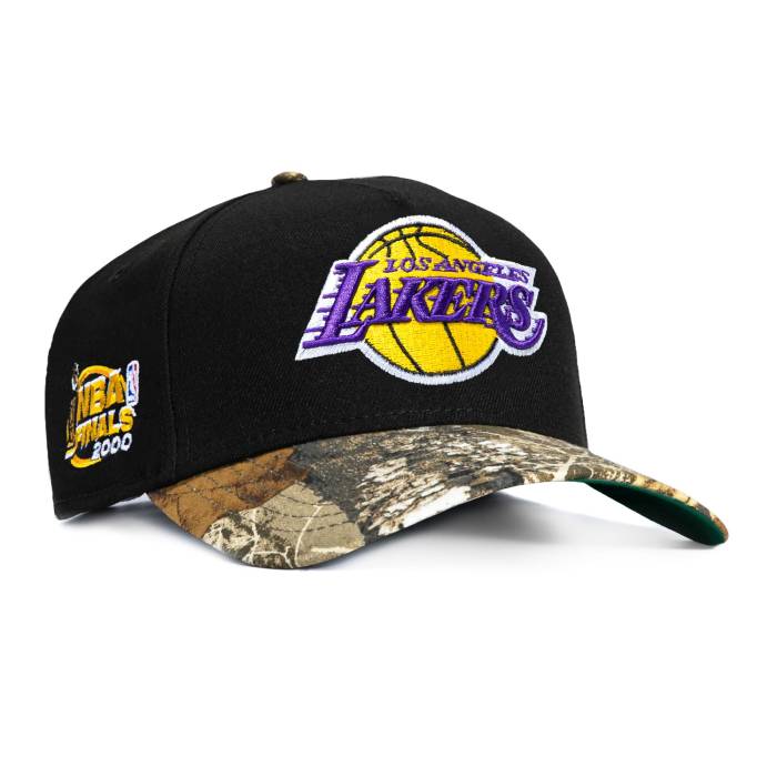 ニューエラ New Era 【 9Forty A-Frame Los Angeles Lakers 2000 Nba Finals Patch Snapback Hat Men Black / Real Tree Camo 】 Lakers レイカーズ Snapback スナップバック バッグ メンズ 黒色 ブラック レアル カモ柄|スニケス