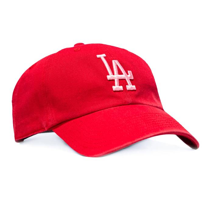 フォーティーセブンブランド 47 Brand 【 Cleanup Los Angeles Dodgers Strapback Hat Men Red / Pink 】 ドジャース メンズ Red 赤・レッド pink ピンク｜スニケス