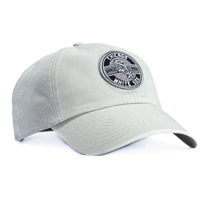 フォーティーセブンブランド 47 Brand 【 Cleanup Chicago White Sox Circle Est. 1900 Patch Strapback Hat Men Grey 】 シカゴ 白色 ホワイト メンズ 灰色 グレー|スニケス