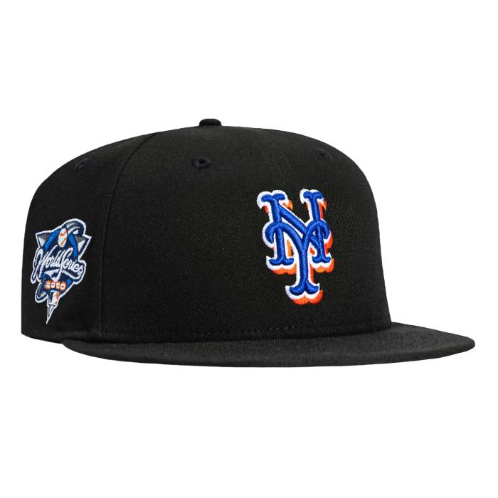 ニューエラ New Era 【 59Fifty New York Mets 2000 World Series Patch Hat Men Black 】 メッツ シリーズ メンズ 黒色 ブラック｜スニケス