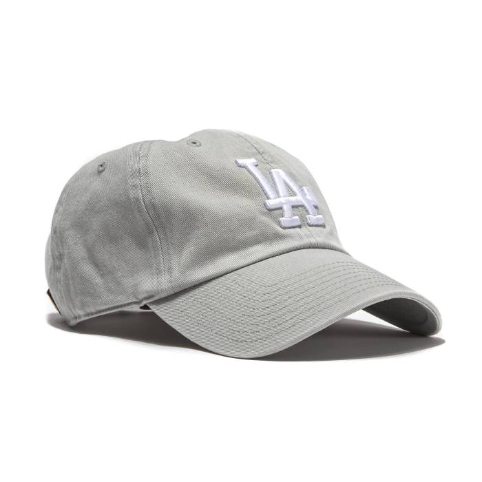 フォーティーセブンブランド 47 Brand 【 Los Angeles Dodgers Cleanup Adjustable Hat Men Grey / White 】 ドジャース メンズ 灰色 グレー 白色 ホワイト