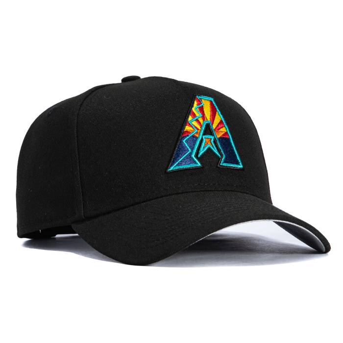 ニュー内鰓 New Era 【 9Forty A-Frame Arizona Diamondbacks Snapback Flag A Hat Men Black 】 アリゾナ 金剛石バックス Snapback スナップバック 御徒面子 メンズ 黒いこと 黒いこと