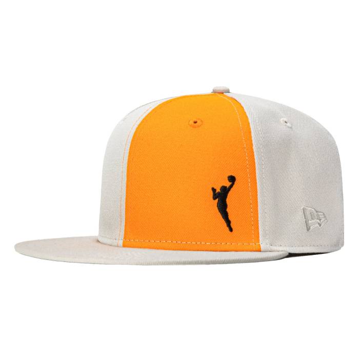 ニューエラ New Era 【 59Fifty Flawless Chicago Sky Logo Patch Wnba Logo Hat Men Stone / Light Orange 】 フローレス シカゴ スカイ ロゴ メンズ orange 橙・オレンジ|スニケス