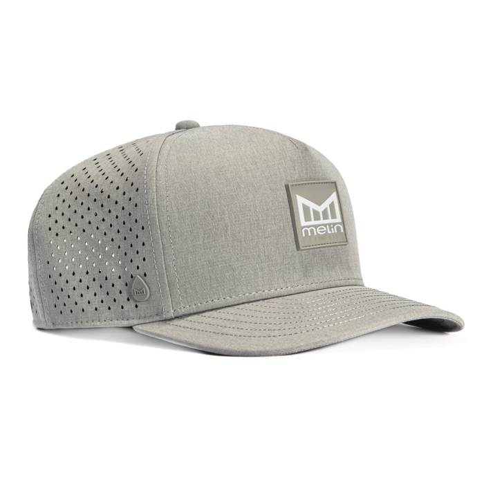 メリン Melin 【 Odysea Stacked Hydro Snapback Hat Men Heather Grey 】 Hydro ハイドロ Snapback スナップバック バッグ メンズ heather ヘザー 灰色 グレー|スニケス