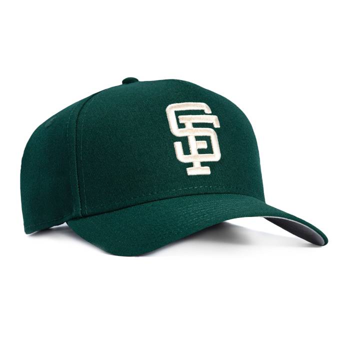 ニュー内鰓 New Era 【 9Forty A-Frame San Francisco Giants Snapback Hat Men Green / Ivy 】 ジャイアンツ Snapback スナップバック 御徒面子 メンズ green 緑・緑であること