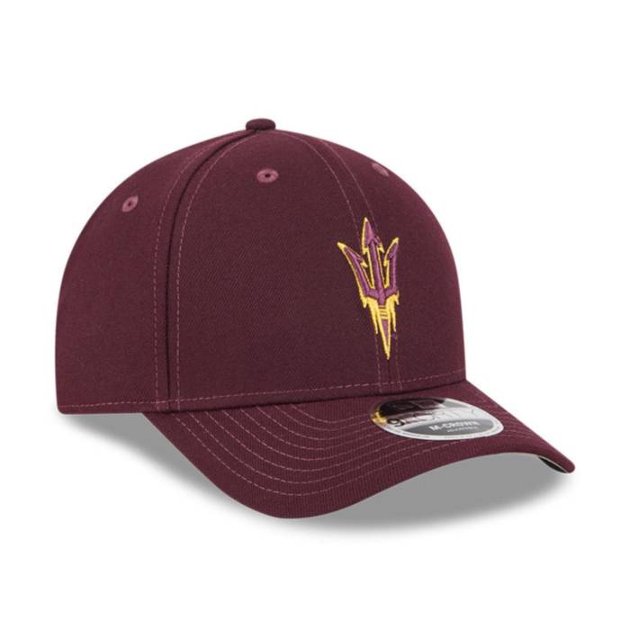 ニューエラ New Era 【 9Forty M-Crown Arizona State Sun Devils Fork Snapback Hat Men Maroon 】 アリゾナ State スケートボード デビルス Snapback スナップバック バッグ メンズ マルーン｜スニケス