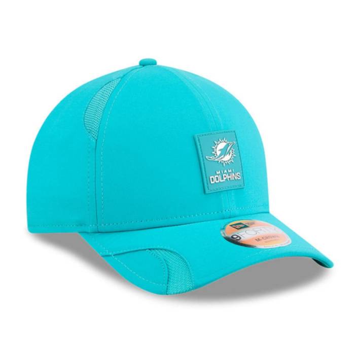ニューエラ New Era 【 9Forty M-Crown Miami Dolphins 2025 Sideline Snapback Hat Men Teal 】 マイアミ ドルフィンズ サイドライン Snapback スナップバック バッグ メンズ｜スニケス