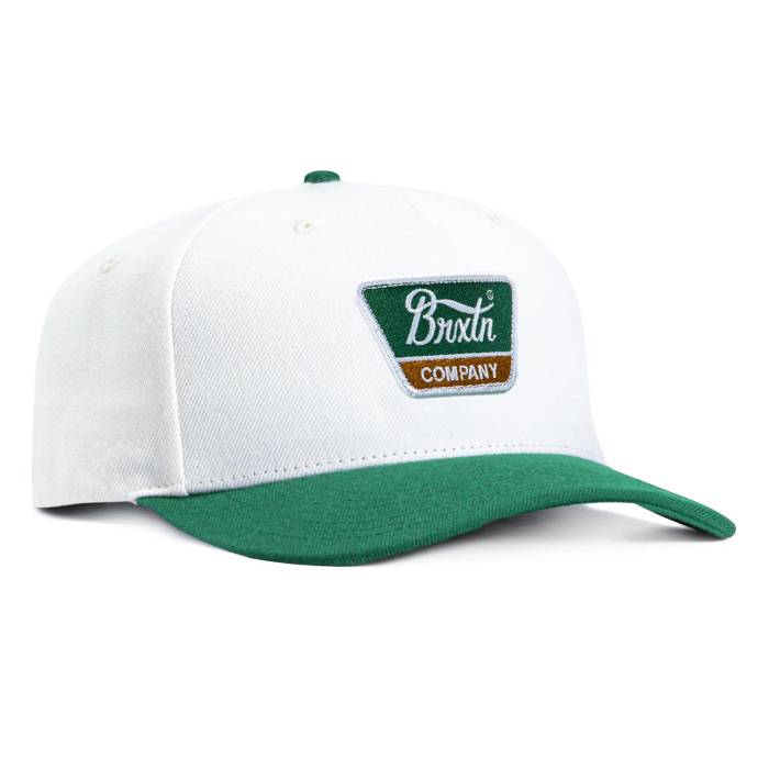 ブリクストン Brixton 【 Linwood Snapback Hat Men White / Green 】 Snapback スナップバック バッグ メンズ 白色 ホワイト green 緑・グリーン｜スニケス