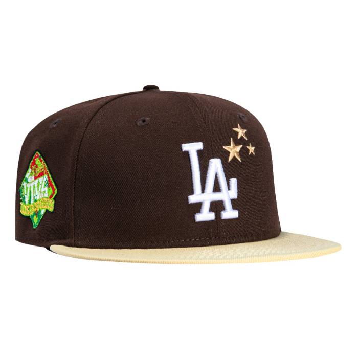 ニューエラ New Era 【 59Fifty Los Angeles Dodgers Viva Los Dodgers Patch Star Hat Men Brown / Khaki 】 ドジャース メンズ 茶色 ブラウン カーキ|スニケス