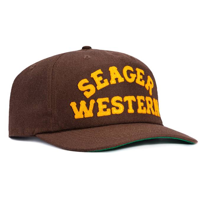 Seager 【 Western Snapback Hat Men Brown 】 ウェスタン Snapback スナップバック バッグ メンズ 茶色 ブラウン