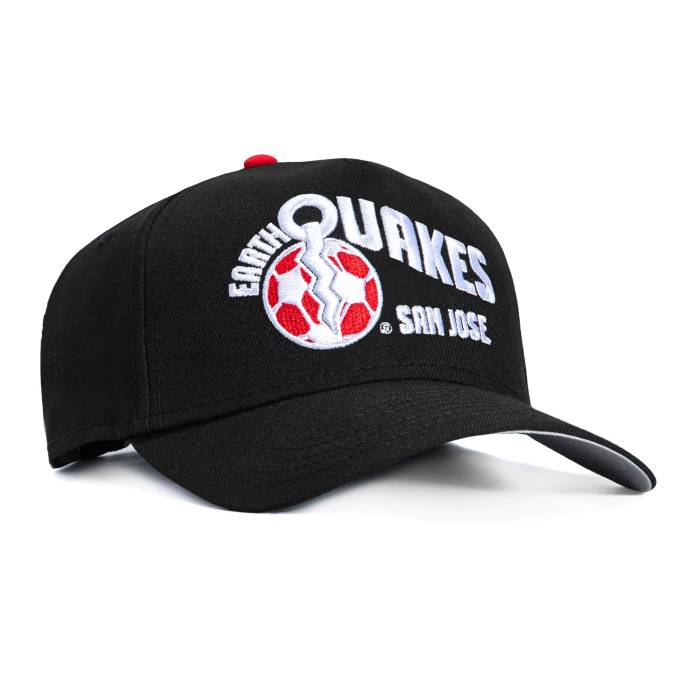 ニューエラ New Era 【 9Forty A-Frame San Jose Earthquakes Snapback Hat Men Black 】 アースクエイクス Snapback スナップバック バッグ メンズ 黒色 ブラック|スニケス