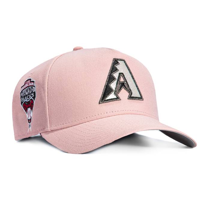 ニューエラ New Era 【 9Forty A-Frame Arizona Diamondbacks Inaugural Patch A Snapback Hat Men Pink / White 】 アリゾナ ダイヤモンドバックス Snapback スナップバック バッグ メンズ pink ピンク 白色 ホワイト