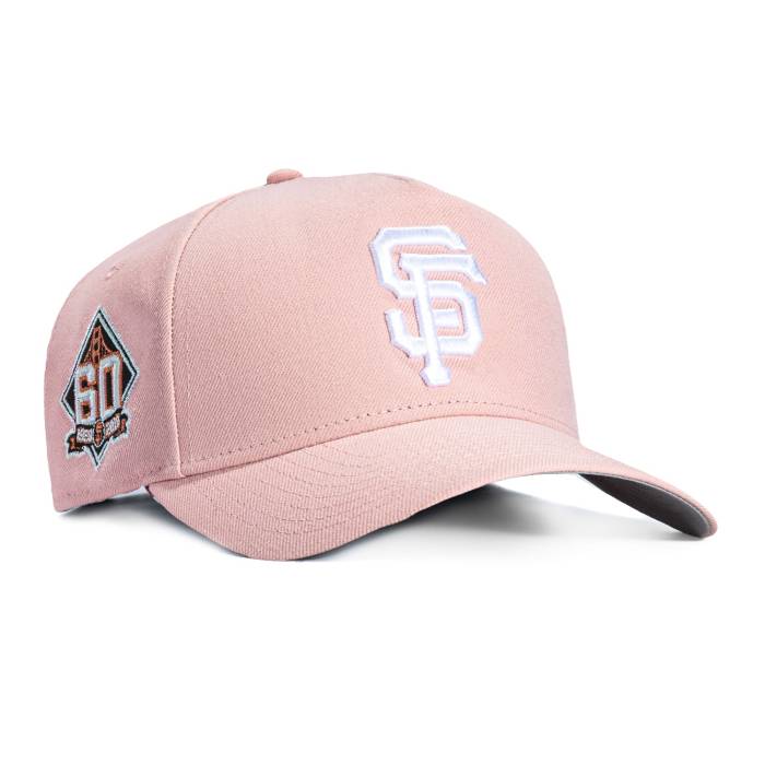 ニューエラ New Era 【 9Forty A-Frame San Francisco Giants 60Th Anniversary Patch Snapback Hat Men Pink / White 】 ジャイアンツ Snapback スナップバック バッグ メンズ pink ピンク 白色 ホワイト|スニケス