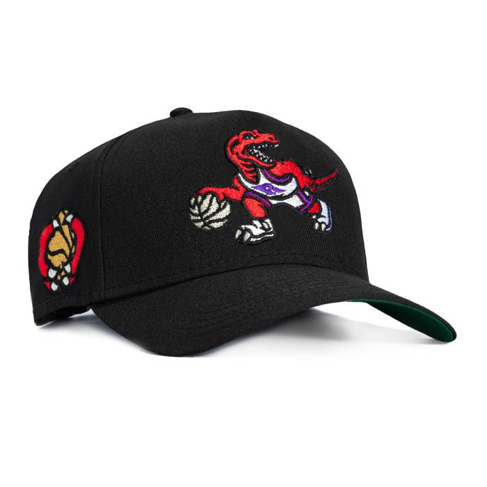 ニューエラ New Era 【 9Forty A-Frame Black Dome Toronto Raptors 30Th Anniversary Patch 1995 Alternate Snapback Hat Men Black 】 黒色 ブラック トロント ラプターズ Snapback スナップバック バッグ メンズ 黒色 ブラック|スニケス