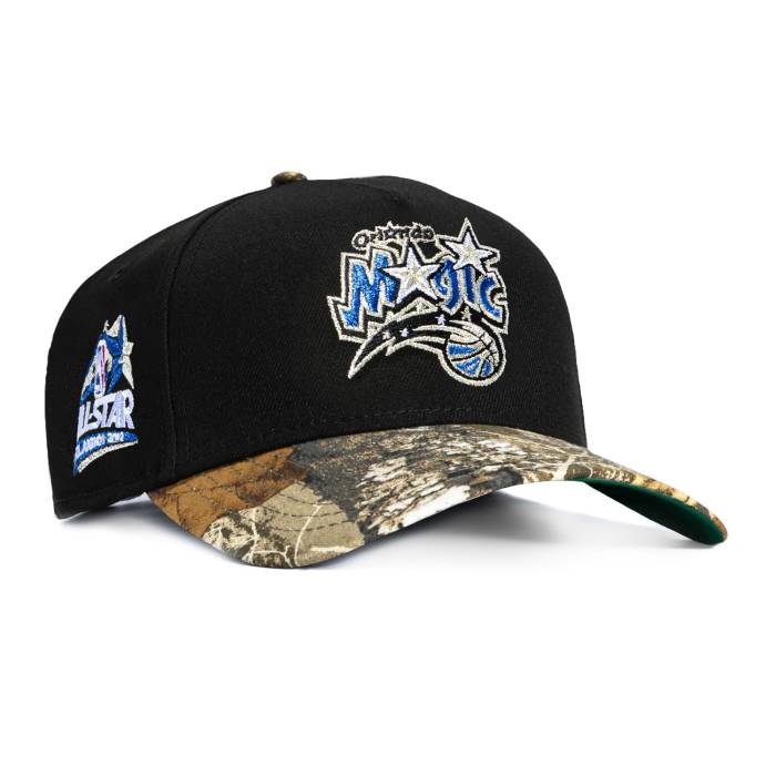 ニューエラ New Era 【 9Forty A-Frame Orlando Magic 2012 All Star Game Patch Snapback Hat Men Black / Real Tree Camo 】 オーランド マジック Game ゲーム Snapback スナップバック バッグ メンズ 黒色 ブラック レアル カ