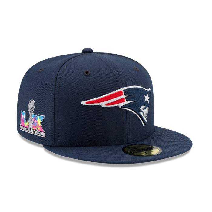 【★百貨店SALE★6/11真夜中2時迄】ニュー内鰓 New Era 【 59Fifty New England Patriots 2026 Super Bowl Patch Hat Men Navy 】 ペイトリオッツ メンズ 紺色 米国海軍