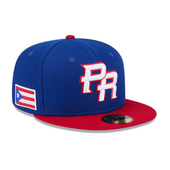 【★百貨店SALE★6/11真夜中2時迄】ニュー内鰓 New Era 【 59Fifty Puerto Rico 2026 World Baseball Classic Puerto Rico Flag Patch On-Field Hat Men Royal / Red 】 野球 古典派音楽 メンズ Red 赤・赤いこと