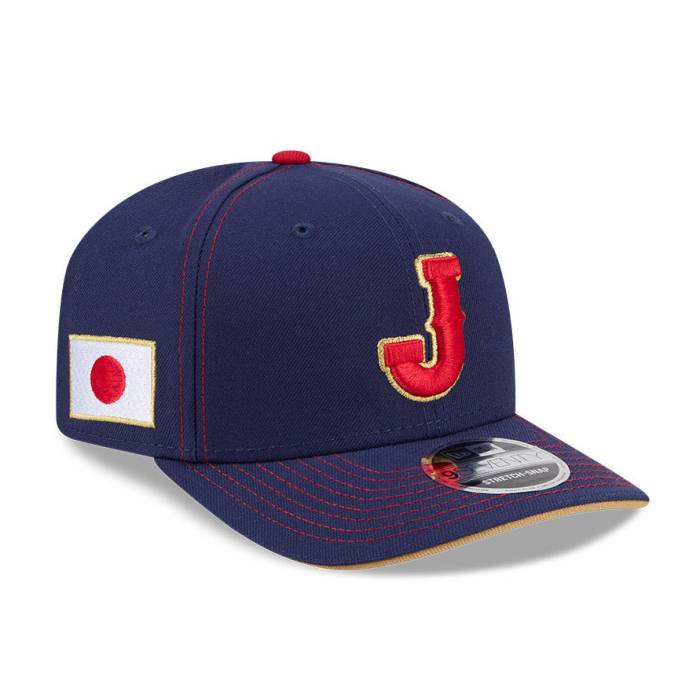 ニューエラ New Era 【 9Seventy Japan 2026 World Baseball Classic Japan Flag Patch Snapback Hat Men Navy 】 ベースボール クラシック Snapback スナップバック バッグ メンズ 紺色 ネイビー|スニケス