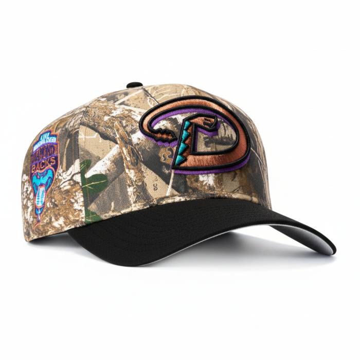 ニューエラ New Era 【 9Forty A-Frame Arizona Diamondbacks Inaugural Patch D Snapback Hat Men Real Tree Camo / Black 】 アリゾナ ダイヤモンドバックス Snapback スナップバック バッグ メンズ レアル カモ柄 黒色 ブラ