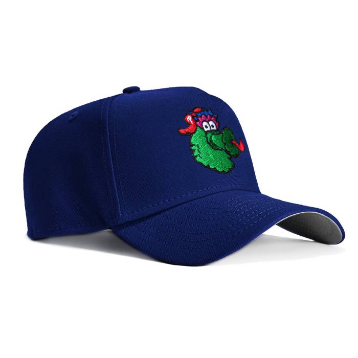 ニュー内鰓 New Era 【 9Forty A-Frame Philadelphia Phillies Phillie Phanatic Snapback Hat Men Royal 】 兄弟愛の都市 フィリーズ Snapback スナップバック 御徒面子 メンズ