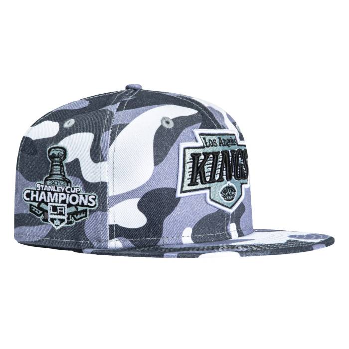ニューエラ New Era 【 59Fifty Colour Camo Los Angeles Kings 2012 Stanley Cup Champions Patch Hat Men Grey 】 カモ柄 Kings キングス メンズ 灰色 グレー|スニケス