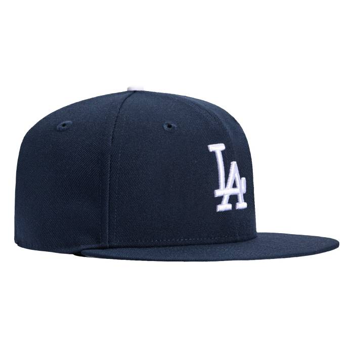 ニューエラ New Era 【 59Fifty Los Angeles Dodgers Hat Men Navy / White 】 ドジャース メンズ 紺色 ネイビー 白色 ホワイト｜スニケス